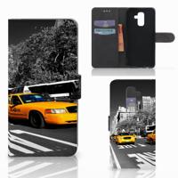 Samsung Galaxy A6 Plus 2018 | Flip Cover | New York Taxi | Portemonnee hoesje