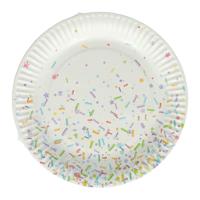 Papieren Feest Borden 18cm, 10st.