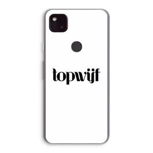 Topwijf Wit: Google Pixel 4a 5G Transparant Hoesje