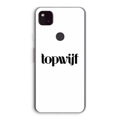 Topwijf Wit: Google Pixel 4a 5G Transparant Hoesje