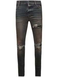 AMIRI jean skinny MX1 à carreaux - Noir