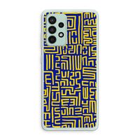 Majorelle Blue Print: Samsung Galaxy A52s 5G Transparant Hoesje Majorelle Blue Print: Samsung Galaxy A52s 5G Transparant Hoesje