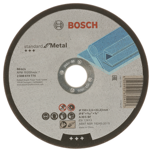 Bosch Accessoires Doorslijpschijf Metaal 150X2.5mm - 2608619774