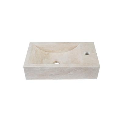 Saniclass Travertine Fontein - gemeleerd natuursteen SW1244452