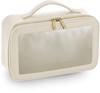 Atlantis BG764 Boutique Clear Window Travel Case - Oyster - 26 x 16 x 9 cm