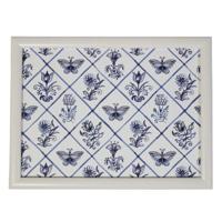 Mars & More Schootkussen Laptray - delfsblauw print - 43 x 33 cm