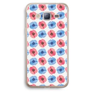 Klaproosjes: Samsung Galaxy J3 (2016) Transparant Hoesje