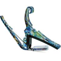 Kyser Quick-Change Acoustic Guitar Capo Abalone capo voor westerngitaar - thumbnail