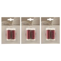 6x Rood ijzerdraad op rol 300 meter - thumbnail