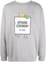 Opening Ceremony hoodie à logo imprimé - Gris