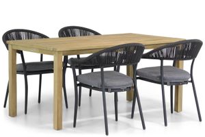 Santika Vivian/Weston 160 cm dining tuinset 5-delig