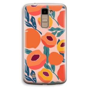 Perzik: LG K10 (2016) Transparant Hoesje
