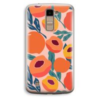 Perzik: LG K10 (2016) Transparant Hoesje