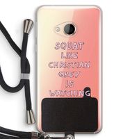 Christian Grey: HTC U Play Transparant Hoesje met koord