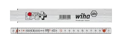 Wiha 41020012 Duimstok LongLife® Plus 2 m metrisch, 10 delen 15 mm - 27059