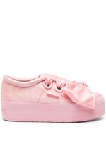 Viktor & Rolf x Superga baskets à détail de nœud - Rose - thumbnail