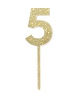 HEMA Taartdecoratie Herbruikbaar Cijfer 5