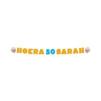 Letter banner - Sarah 50