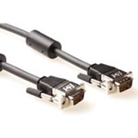 ACT 1,8 meter High Performance VGA kabel male-male met metalen kappen - thumbnail