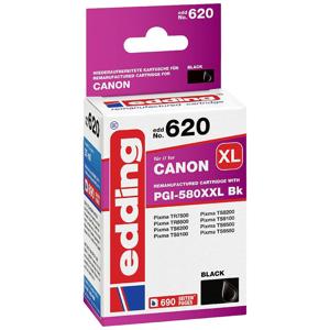 Edding Inktcartridge vervangt Canon PGI-580BK XXL Compatibel Zwart EDD-620 18-620