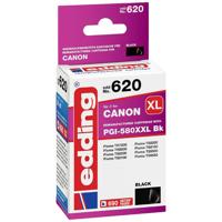 Edding Inktcartridge vervangt Canon PGI-580BK XXL Compatibel Zwart EDD-620 18-620