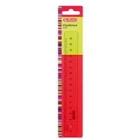 Herlitz 8700601 lineaal Bureauliniaal 160 mm Kunststof Transparant 1 stuk(s) - thumbnail