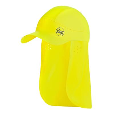 Pet met nekbeschermer Buff Pack Cap Bimini Geel Fluoride
