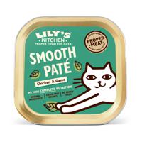 Lily's Kitchen Smooth Paté Kattenvoer - Kuipje - Kip & Wild - 19 x 85 g - thumbnail