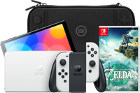 Nintendo Switch OLED Wit + Zelda: Tears of the Kingdom + BlueBuilt Beschermhoes