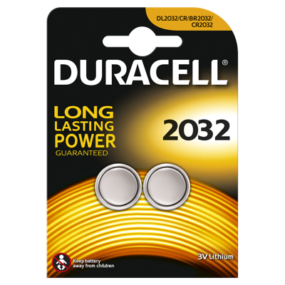 Duracell Lithium 2 x CR2032 3V Blister 2