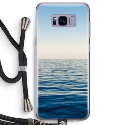 Water horizon: Samsung Galaxy S8 Plus Transparant Hoesje met koord
