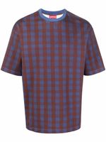 Camper t-shirt à carreaux - Bleu