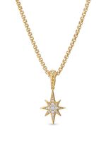 David Yurman collier en or 18ct à pendentif North Star orné de diamants