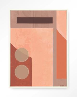 Urban Cotton Wandkleed 'Monolithic' 110 x 145cm in Floating Frame - off white Urban Cotton Wandkleed 'Monolithic' 110 x 145cm in Floating Frame - off white