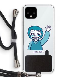 Zwaai: Pixel 4 Transparant Hoesje met koord