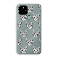 Kitten: Google Pixel 5 Transparant Hoesje