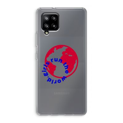 Run The World: Samsung Galaxy A42 5G Transparant Hoesje