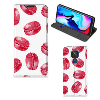 Motorola Moto G9 Play Flip Style Cover Pink Macarons