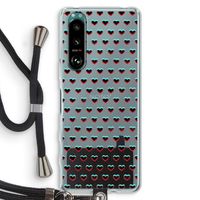 Hartjes: Sony Xperia 5 III Transparant Hoesje met koord