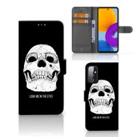 Telefoonhoesje met Naam Samsung Galaxy M52 Skull Eyes
