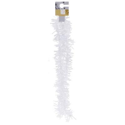 Folieslinger - met sterretjes - Wit - kerstversiering - 180 cm - Kerstmis decoratie