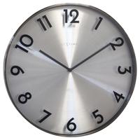 NeXtime ne-3289gs metalen wandklok - 40cm -stille klok - metaal - "reflection" NeXtime ne-3289gs metalen wandklok - 40cm -stille klok - metaal - "reflection"