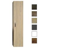 Sanicare kolomkast met chromen greep 33,5x160x32cm grey-wood - thumbnail