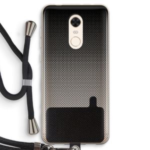 Musketon Halftone: Xiaomi Redmi 5 Transparant Hoesje met koord
