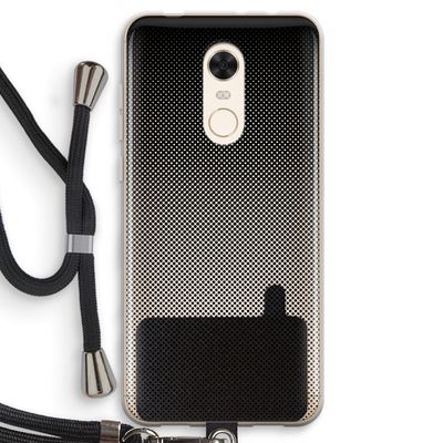 Musketon Halftone: Xiaomi Redmi 5 Transparant Hoesje met koord