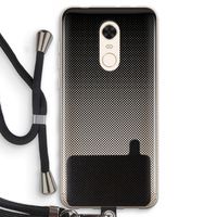 Musketon Halftone: Xiaomi Redmi 5 Transparant Hoesje met koord