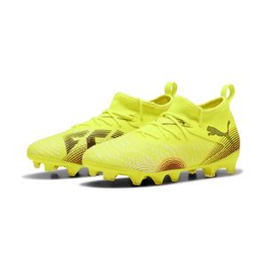 PUMA Future 8 Match Gras / Kunstgras Voetbalschoenen (MG) Kids Geel Zwart Roze