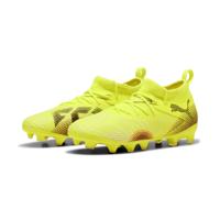 PUMA Future 8 Match Gras / Kunstgras Voetbalschoenen (MG) Kids Geel Zwart Roze