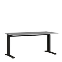Bureau Ergonoma Lichtgrijs Zwart 160 CM