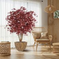 Acer Maple deluxe kunstboom 165cm - burgundy